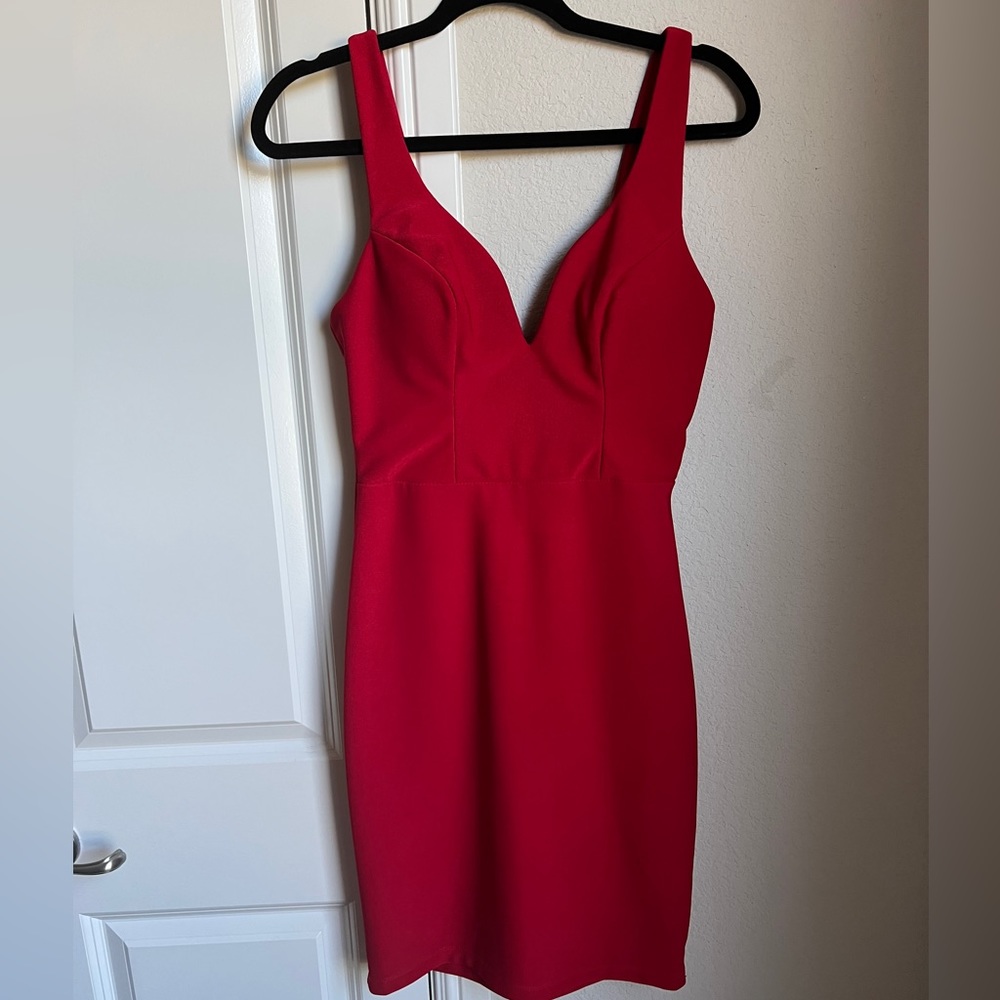 Beautiful red body con dress